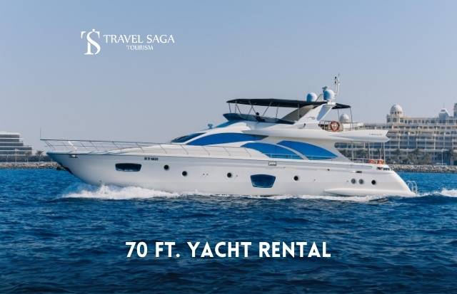 70 Ft Luxury Yacht - Book 70 Ft Yacht Up To 20 People with Travel Saga Tourism