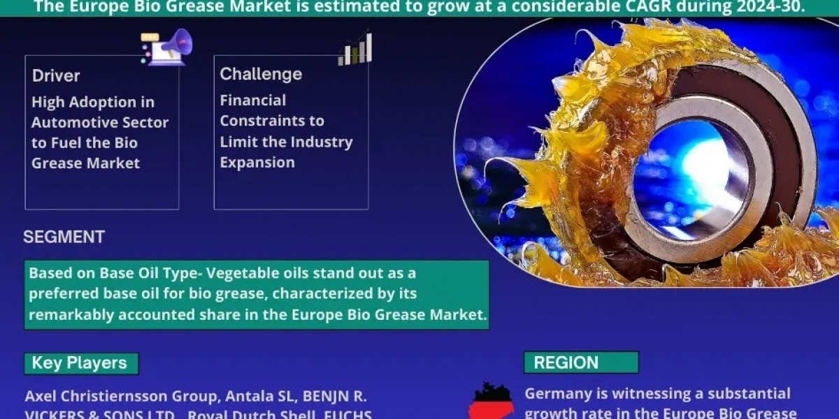 Europe Bio Grease Market Analysis: Size, Share, and Growth Trends 2024-2030