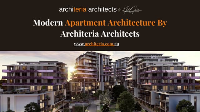 Modern Apartment Architecture By Architeria Architects | PPT