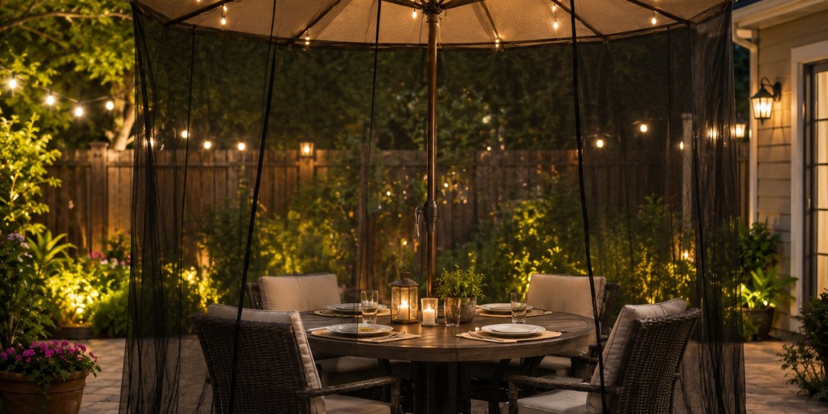 How Patio Umbrella Mosquito Netting Keeps Your Backyard Comfortable